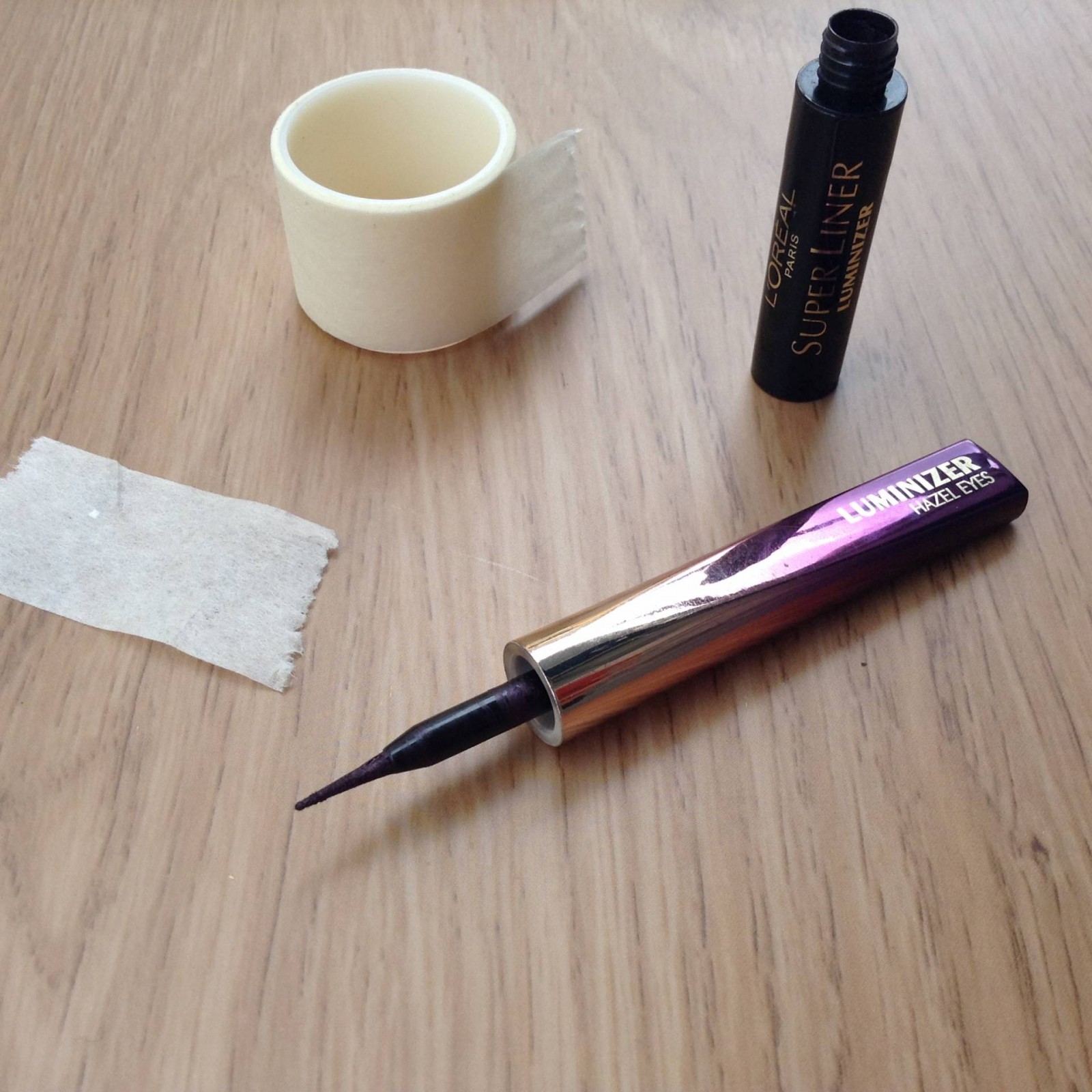 The Surgical Tape Eyeliner Trick